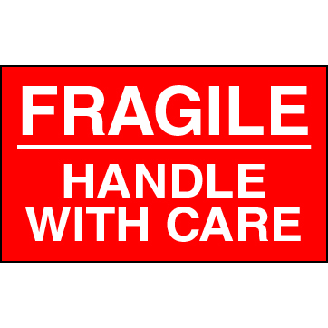 FRAGILE Stencil Box Marking Spray paint Stencil for boxes warning sign  Reusable