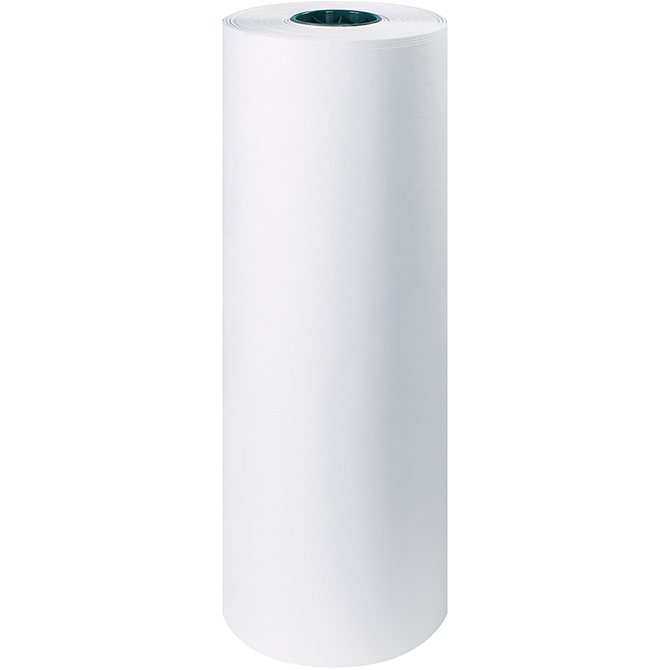 60G + 10G PE Film Wrapping White Kraft Paper Roll 1250mm Width With Food  Certified