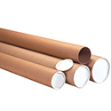 Mailing Tubes, Snap-Seal, Round, Kraft, 1 1/2 x 9, .060 thick