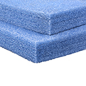36 x 36 Polyethylene Foam - 1 Thick, 1.7#, Blue, 3 Each/Bundle