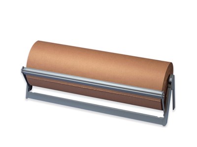 84 x 600 ft. - 50/10 lb. Poly Coated Reinforced White Kraft Paper Roll